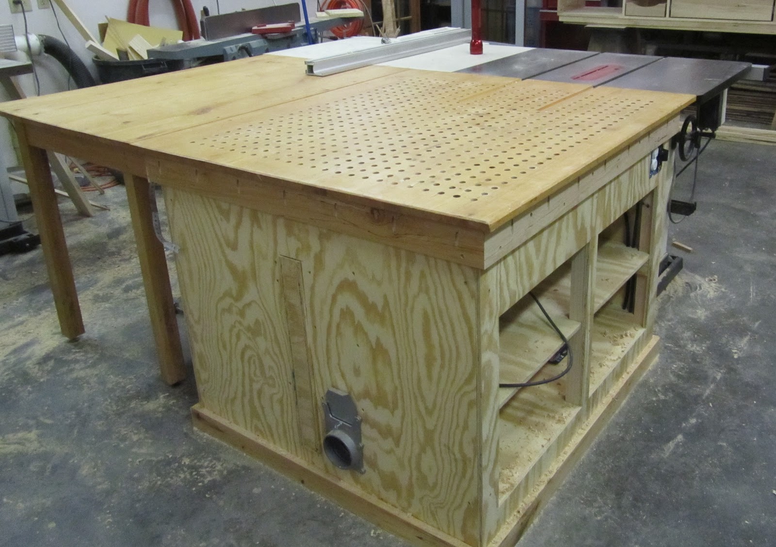 Wenthur's Woodworking Blog: Downdraft Table