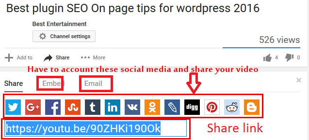Youtube video seo
