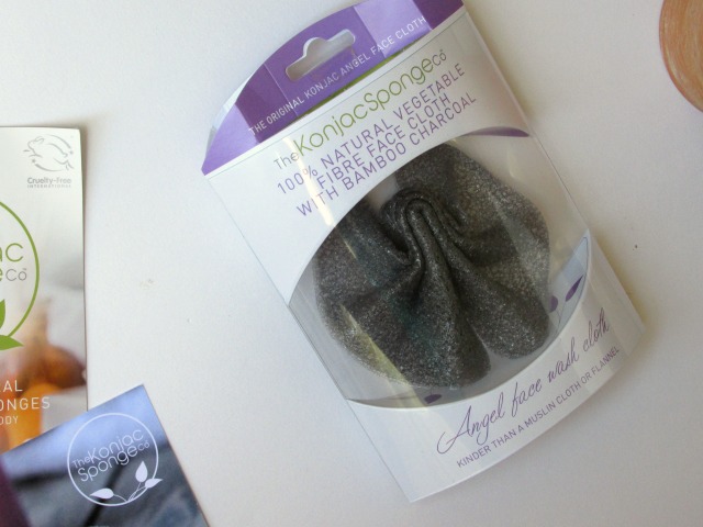 the konjac sponge co review, charcoal and bamboo angel face wash cloth,