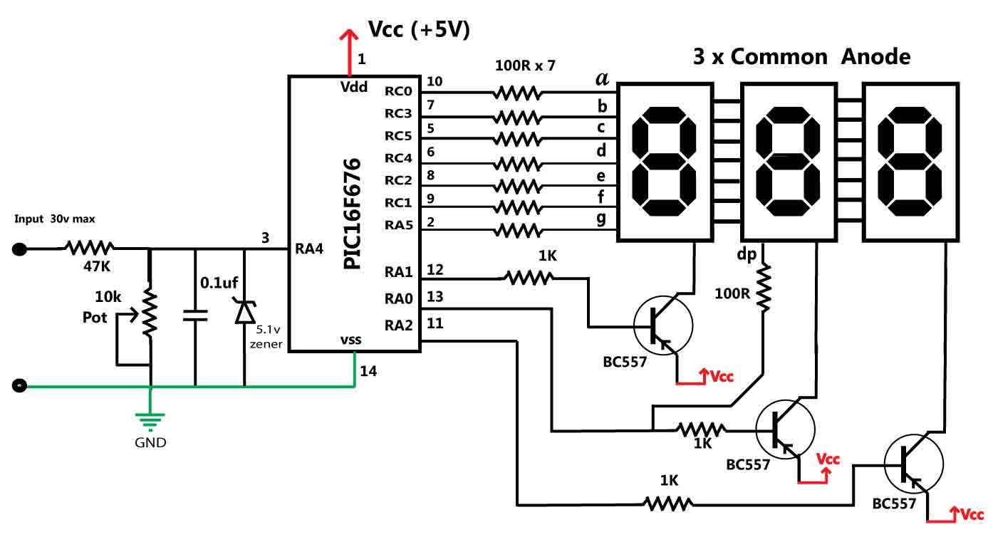 ac amp meter wiring diagram electronic schematics collectionsdigital panel meter circuit diagram car block wiring diagram30v volt meter with pic16f676 circuit diagram