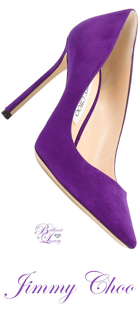 ♦Jimmy Choo purple Romy pumps #pantone #shoes #purple #brilliantluxury