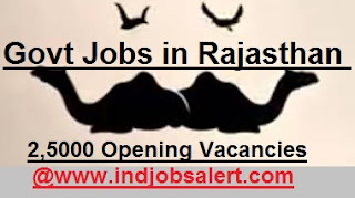 Latest Government and Private Jobs in Rajasthan 2017-2018 (2,5000 Opening Vacancies) Latest Government and Private Jobs in Rajasthan 2017-2018, Rajasthan recruitment 2017-18, current jobs in rajasthan state, rajasthan India 2017, rajasthan vacancy