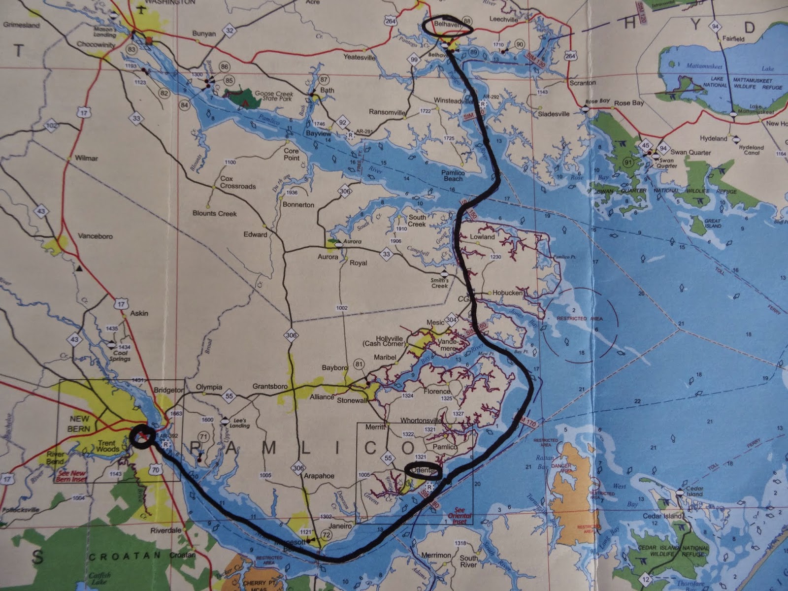 Dream Chaser New Bern to Elizabeth City, NC