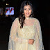 Actress Hebah Patel In Green Dress At Audio Launch