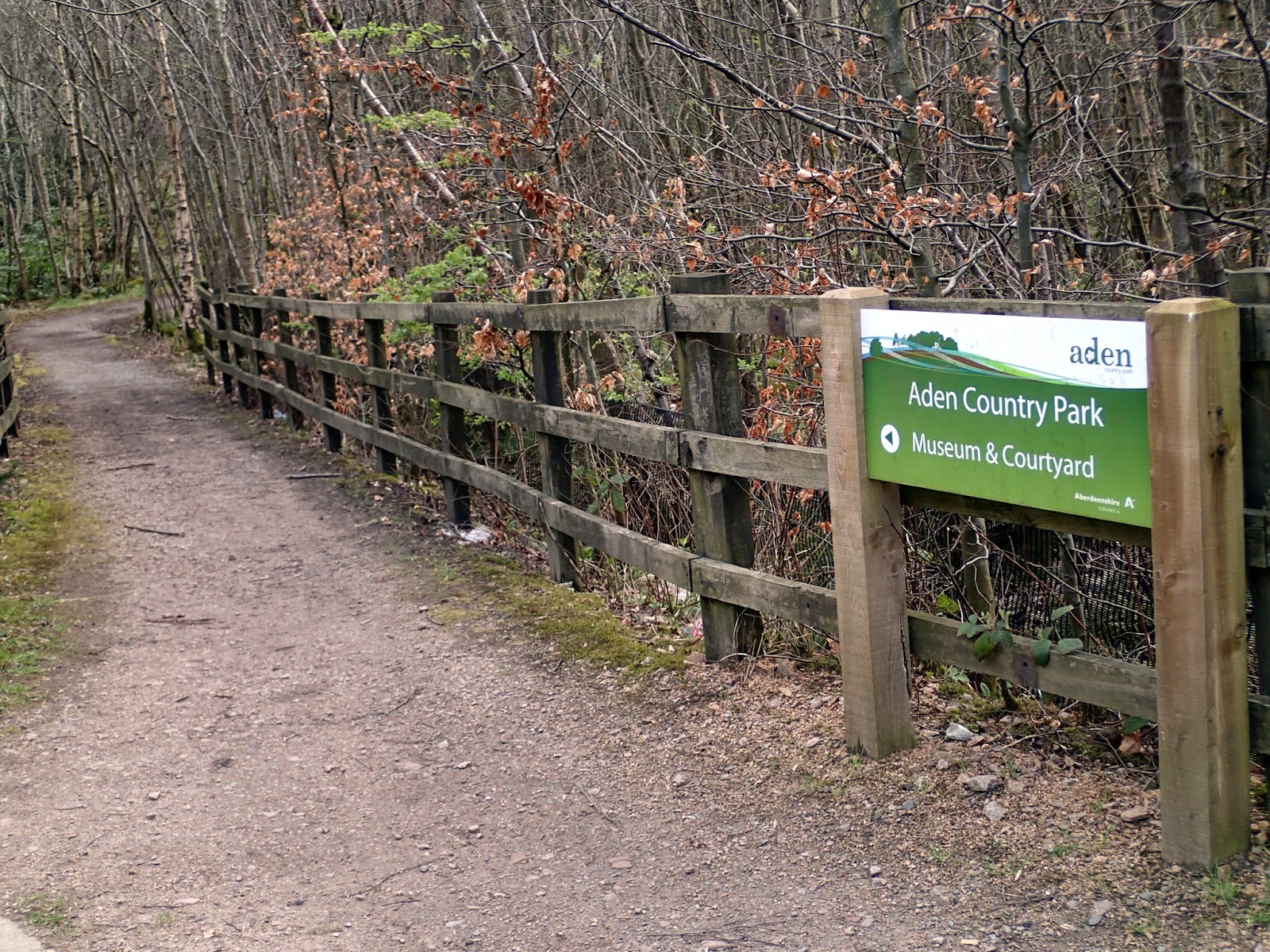 Walking The Line Aden Park to Deer Abbey, the Garden of Buchan