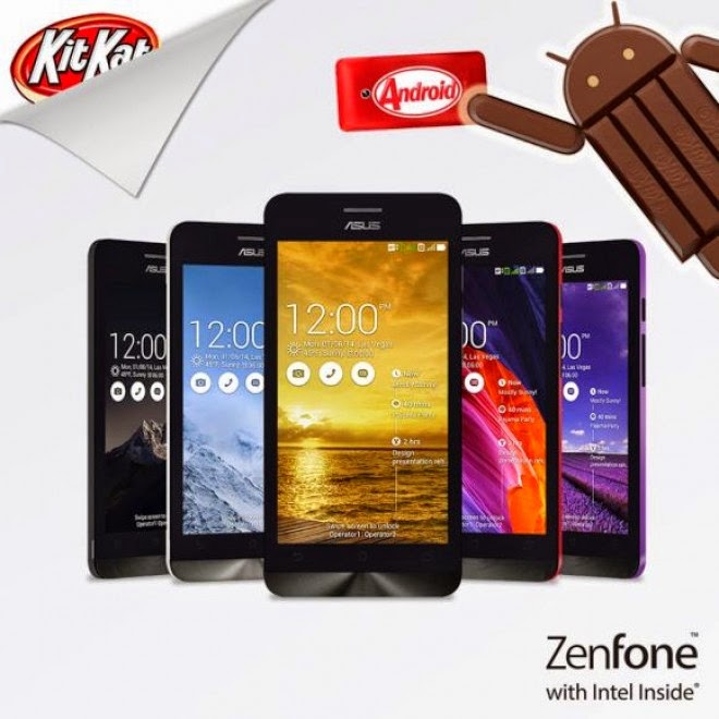ASUS ZenFone 4, ZenFone 5, dan ZenFone 6 Sudah Dapatkan Update Android 4.4 KitKat