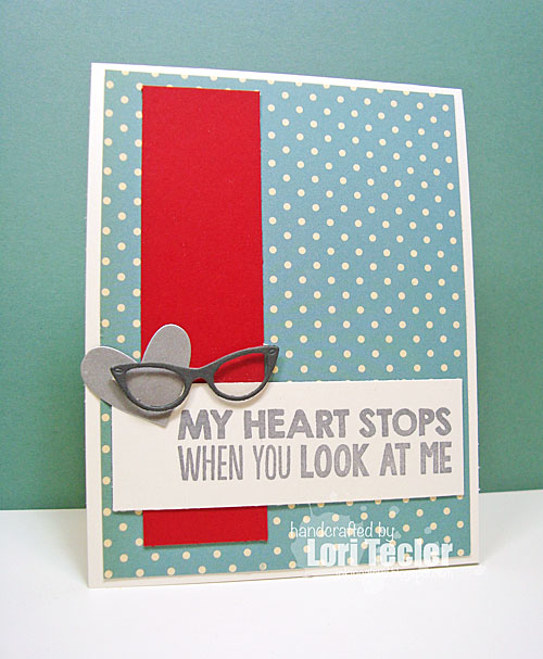 My Heart Stops When You Look at Me card-designed by Lori Tecler/Inking Aloud-stamps and dies from My Favorite Things