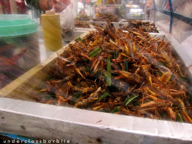 fried insects bangkok thailand