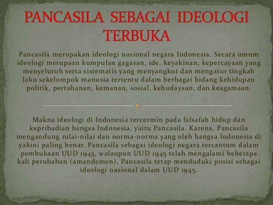 Makna Ideologi Terbuka Dan Tertutup Beserta Contohnya Mindut