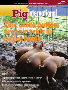 Pig International. Nutrition and health for profitable pig production 2015-01 - January & February 2015 | ISSN 0191-8834 | TRUE PDF | Bimestrale | Professionisti | Distribuzione | Tecnologia | Mangimi | Suini
Pig International  is distributed in 144 countries worldwide to qualified pig industry professionals. Each issue covers nutrition, animal health issues, feed procurement and how producers can be profitable in the world pork market.