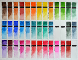 watercolor chart newton schmincke winsor charts horadam watercolors professional watercolour mixing krzysztof kowalski colors botanical nature palette paints paintings watercolours