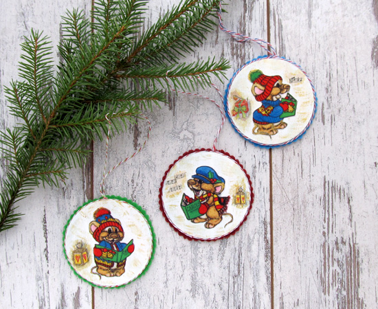 Dimensions, Christmas mice Dimensions, декор, мышки