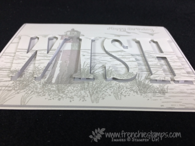 Large Letter Framelits, Monochromatic, Stampin'Up!, Frenchiestamps,