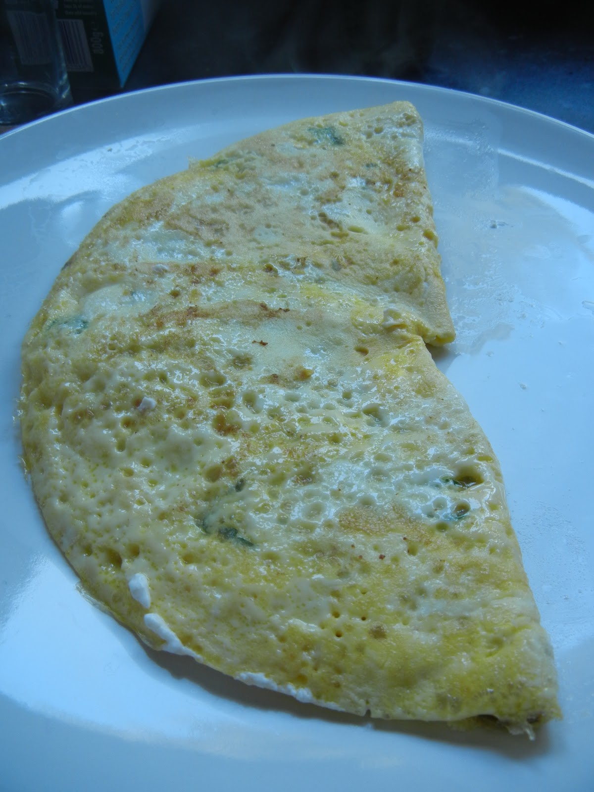 Oven Lovin' Rocket (Arugula) & Goats' Cheese Omelette