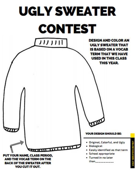 Design An Ugly Sweater Worksheet