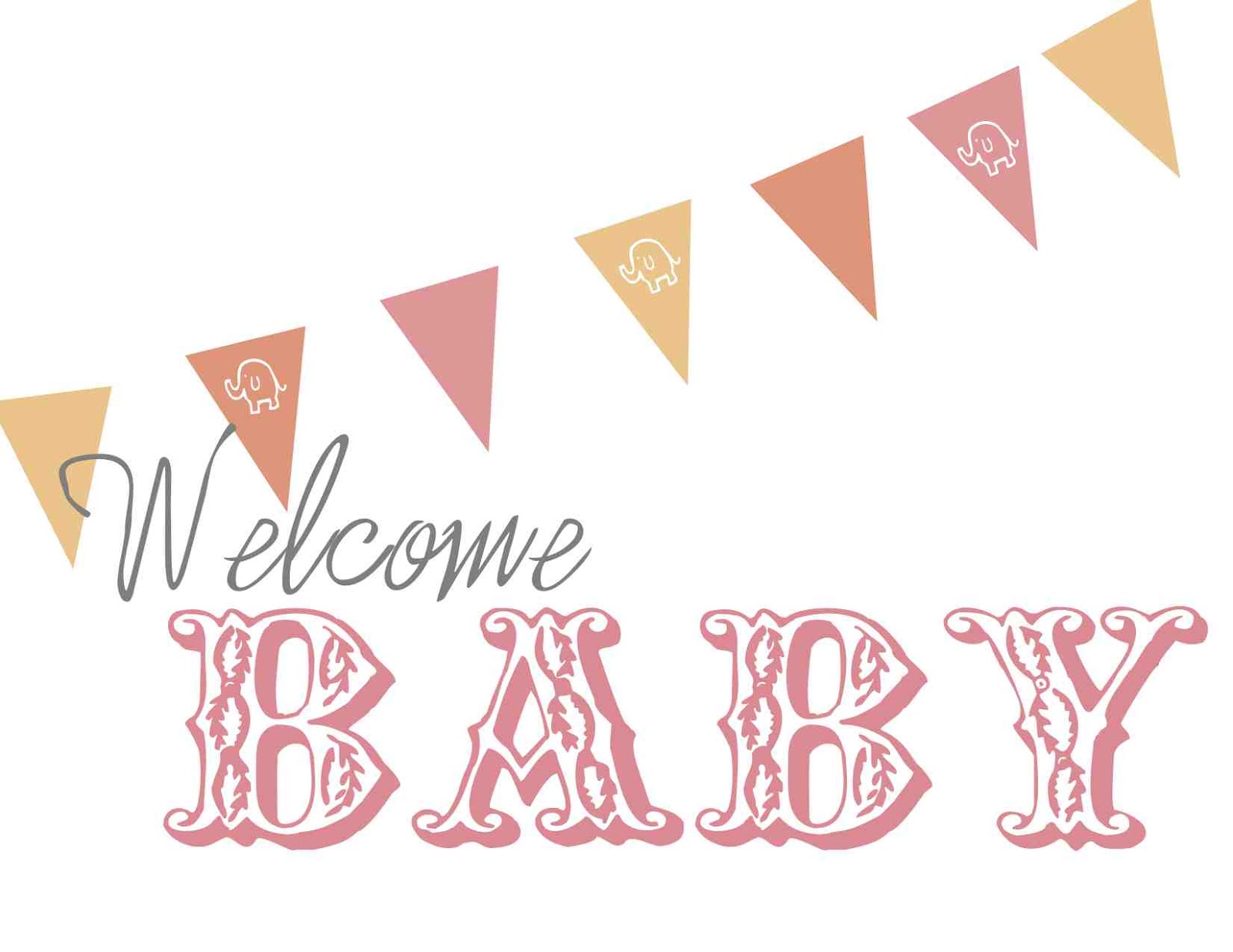 baby shower decorations clipart - photo #36