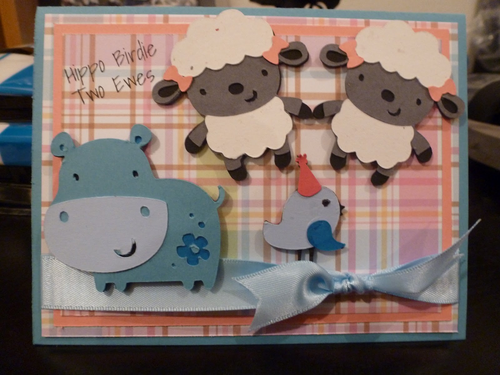 Ashley's Creations: Hippo Birdie Two Ewes