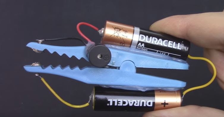 A Simple Door Alarm Using a Clothes Peg
