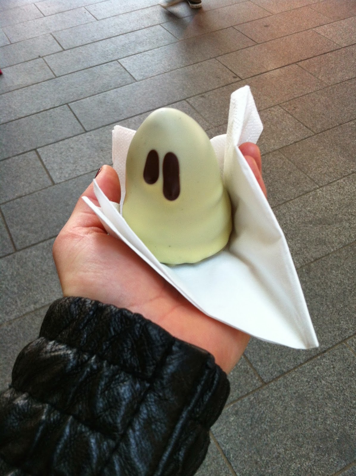 a licorice ghost from Summerbird in Copenhagen