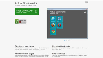 Actual Bookmarks, Bookmark Manager