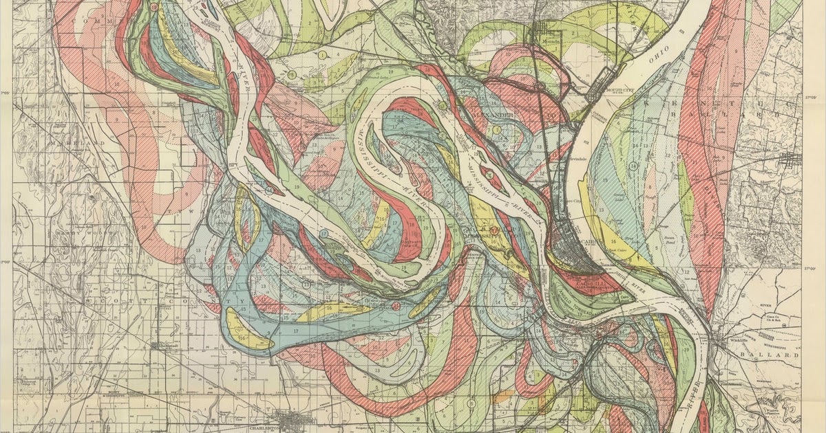 Understanding Society: Flood courses of the Mississippi River