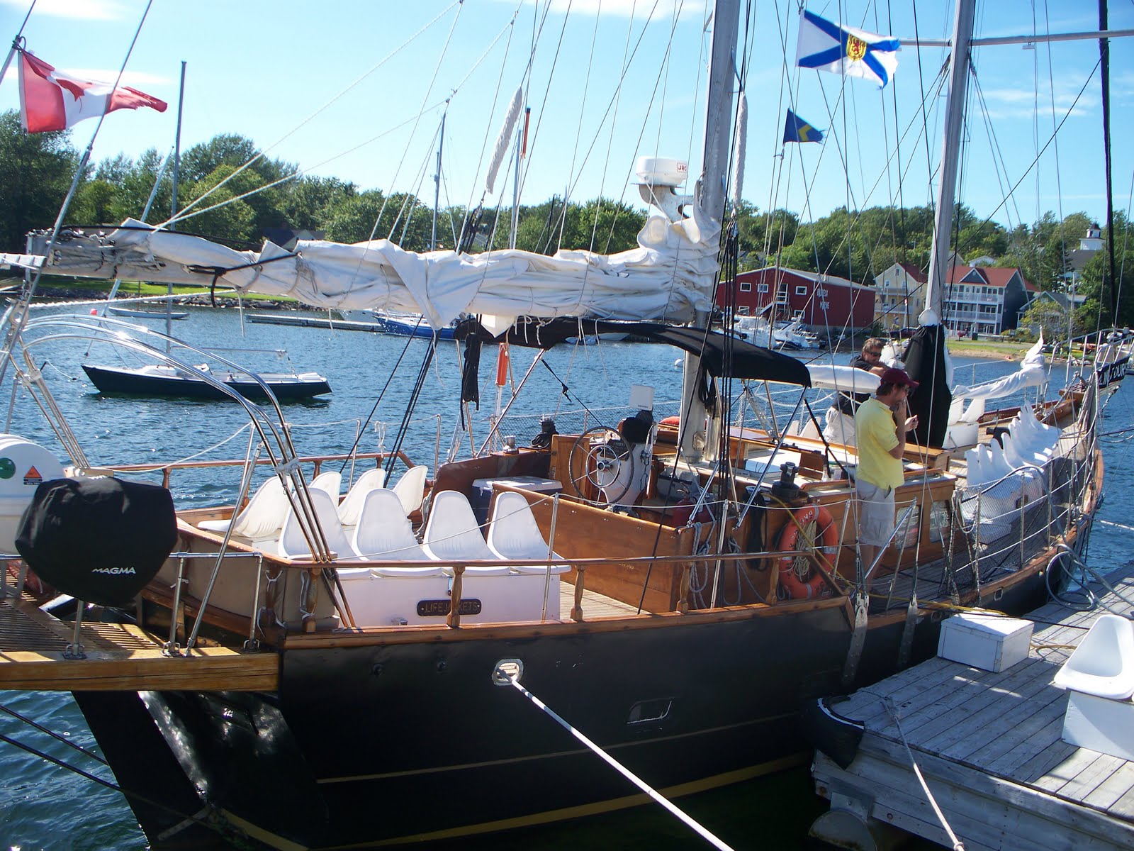 Bum's Rest Sailing on the Bras d'Or Lake
