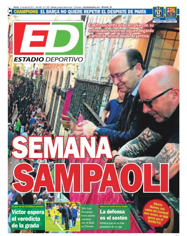 Sevilla, Estadio Deportivo: "Semana Sampaoli"