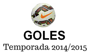 Goles Temporada 2014-2015