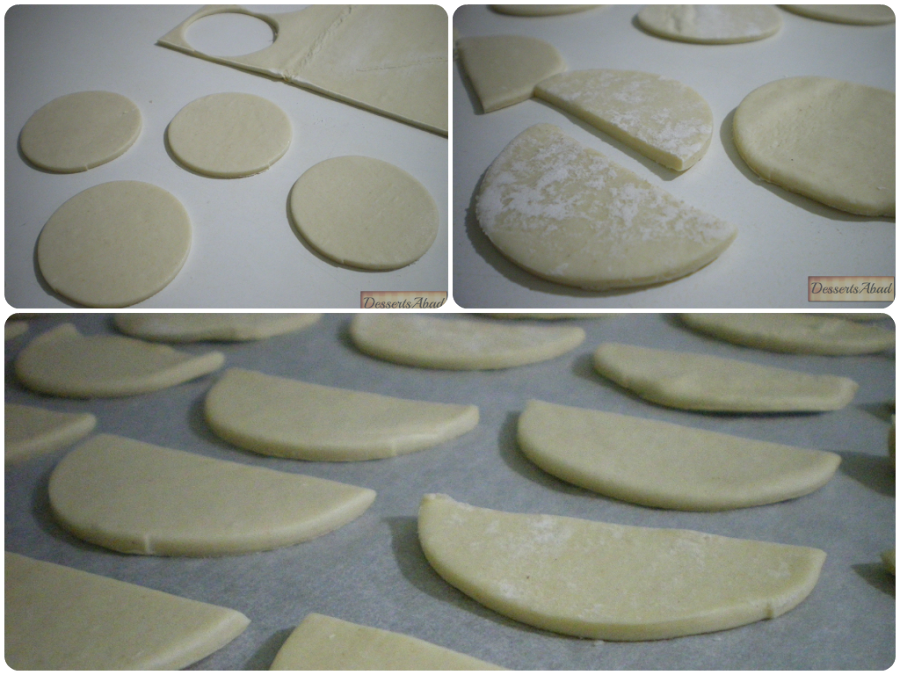 Hojaldritos rellenos de roquefort y nueces (Masa de hojaldre)