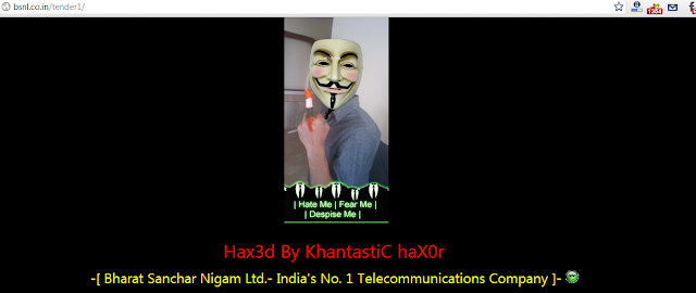 India's leading telecom Company BSNL hacked by Pakistani Hacker