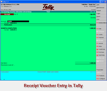 Free software download: Tally 7.2