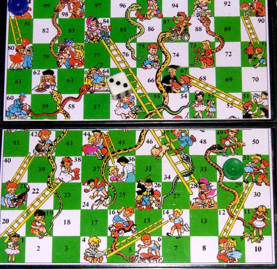 Patamata Praneel ANCIENT INDIAN FAMOUS GAME THE SNAKES AND THE