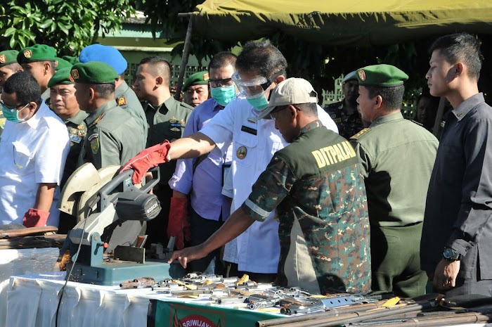 Pemprov Lampung Apresiasi Pendekatan Korem 043/Gatam dalam Mengantisipasi Kepemilikan Senjata Api rakitan