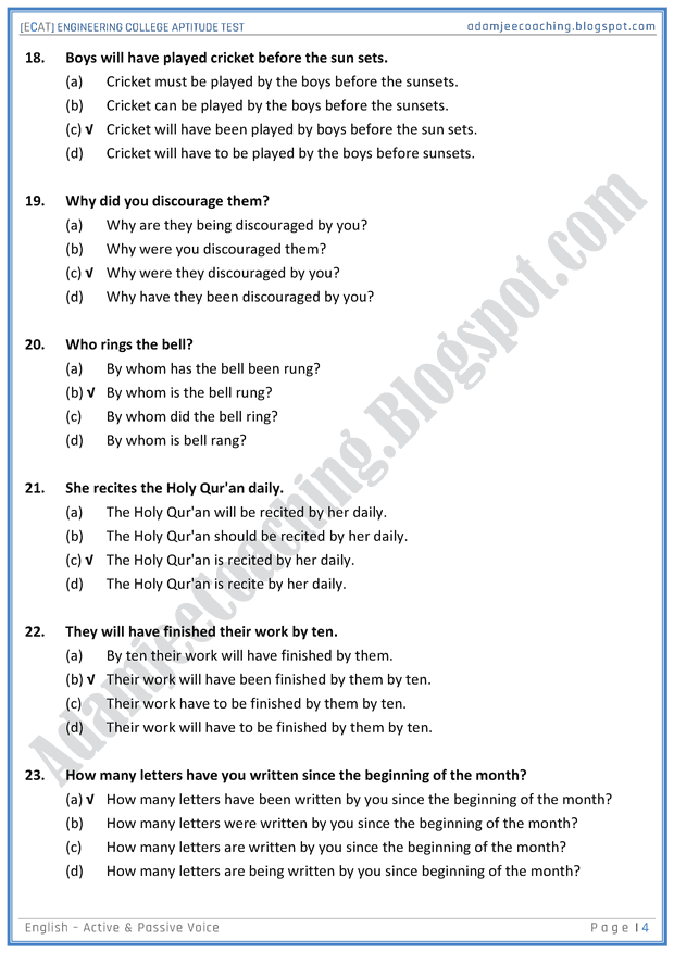 ecat-english-active-and-passive-voice-mcqs-for-engineering-college-entry-test