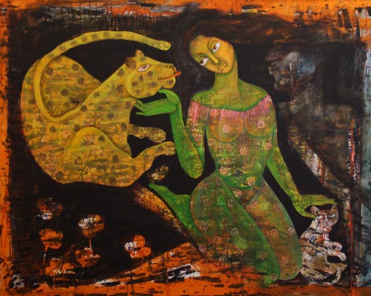 Poonam Chandrika Tyagi 1964 | Indian Symbolist painter