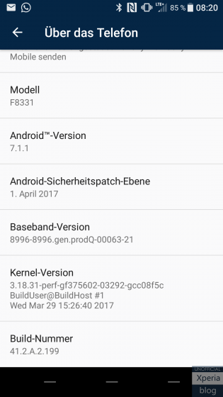 Android 7.1.1 Nougat Update