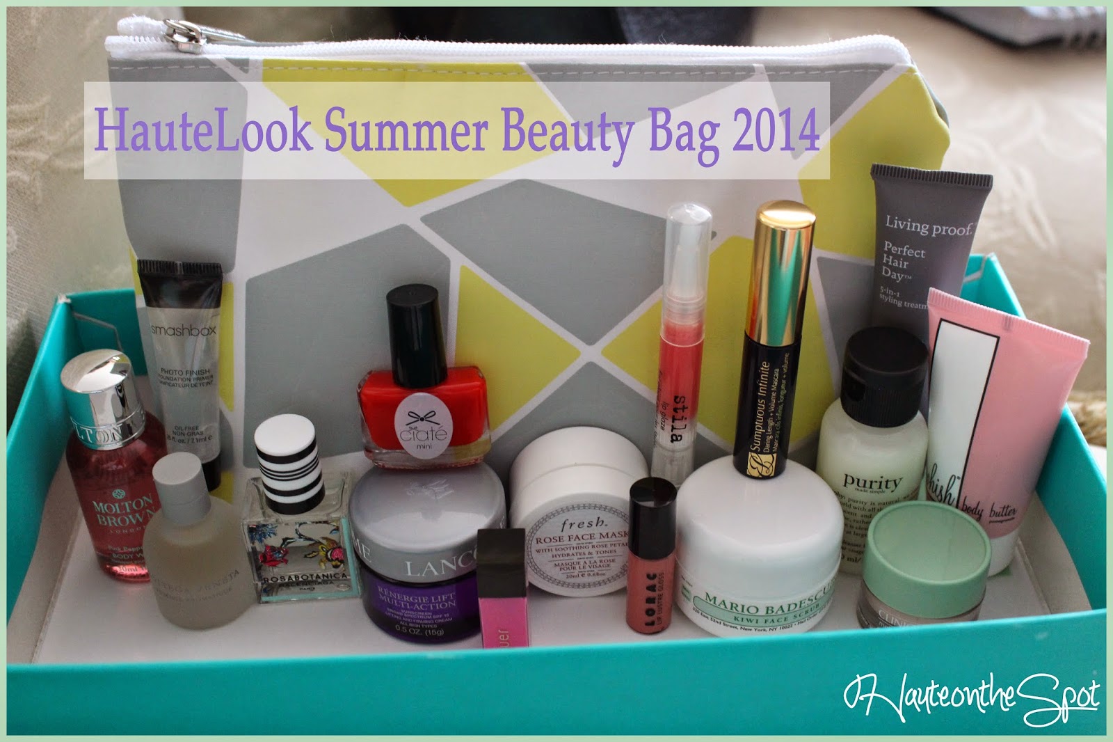 Haute On The Spot Hautelook Summer 2017 Beauty Bag Review About 3 4 Times Each Year Flash Site Hautelook By Nordstrom Puts Out A Beauty Bag Containing Various High End Deluxe Samples In Unique