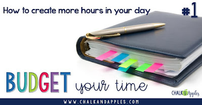 Tip #1 Budget your time
