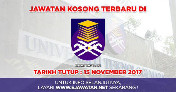 jawatan kosong terbaru uitm 2017