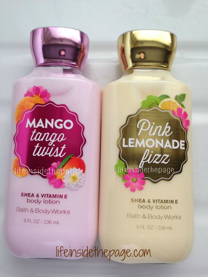 life inside the page bath body works splash into summer bath and body works fizz