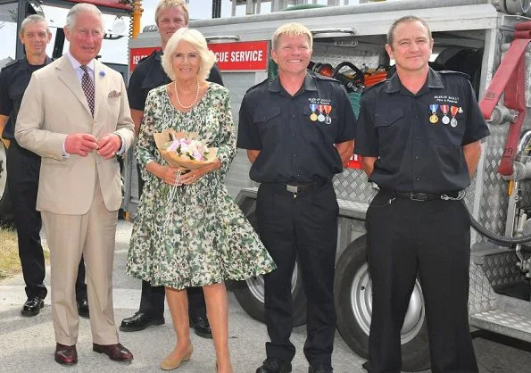 Prince Charles and Camilla, Duchess of Cornwall visited Isles of Scilly and met with and those on holiday on the island