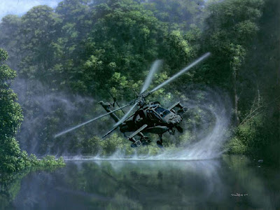 Wallpaper Helicoptero Apache