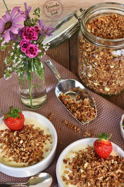 KarambaKarina&amp;#39;s Welt: Granola mit Mandeln und weißer Schokolade ...