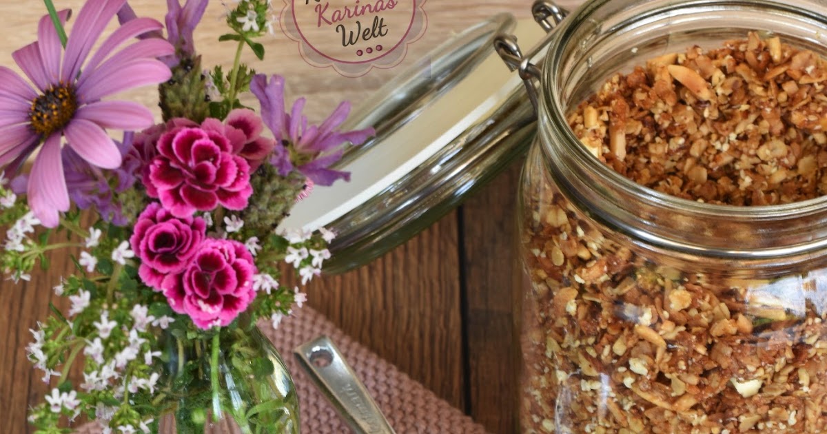 KarambaKarina&amp;#39;s Welt: Granola mit Mandeln und weißer Schokolade ...