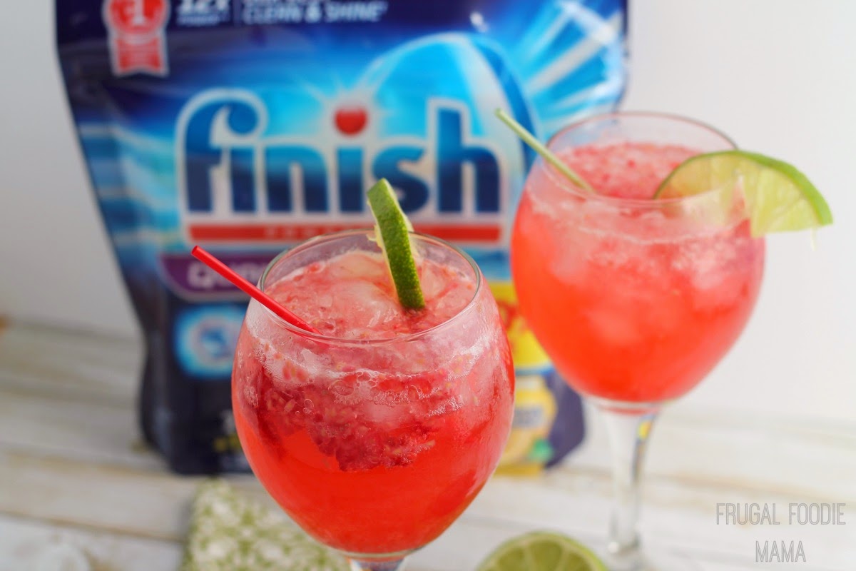 Fresh raspberries, lime, bubbly club soda, and a little gin come together in this perfect for spring Raspberry Limeade Gin Fizz #showmetheshine @Target #ad