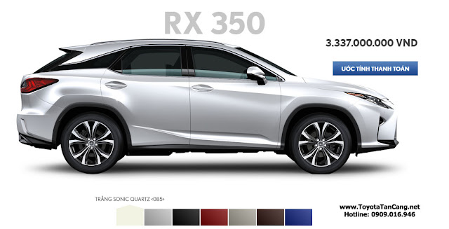 Đánh giá Lexus RX 350 đời 2016 nhập khẩu : Thu hút ngay từ cái nhìn đầu tiên mau xe rx350 2016 - - Đánh giá Lexus RX 350 đời 2016 nhập khẩu : Thu hút ngay từ cái nhìn đầu tiên