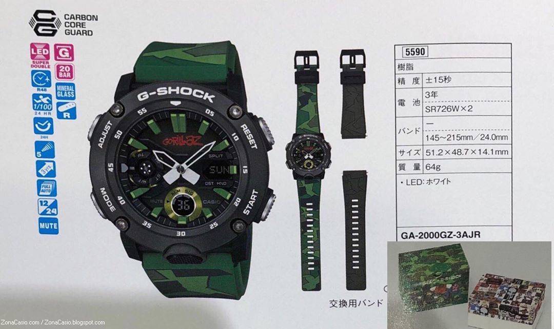 gorillaz x casio