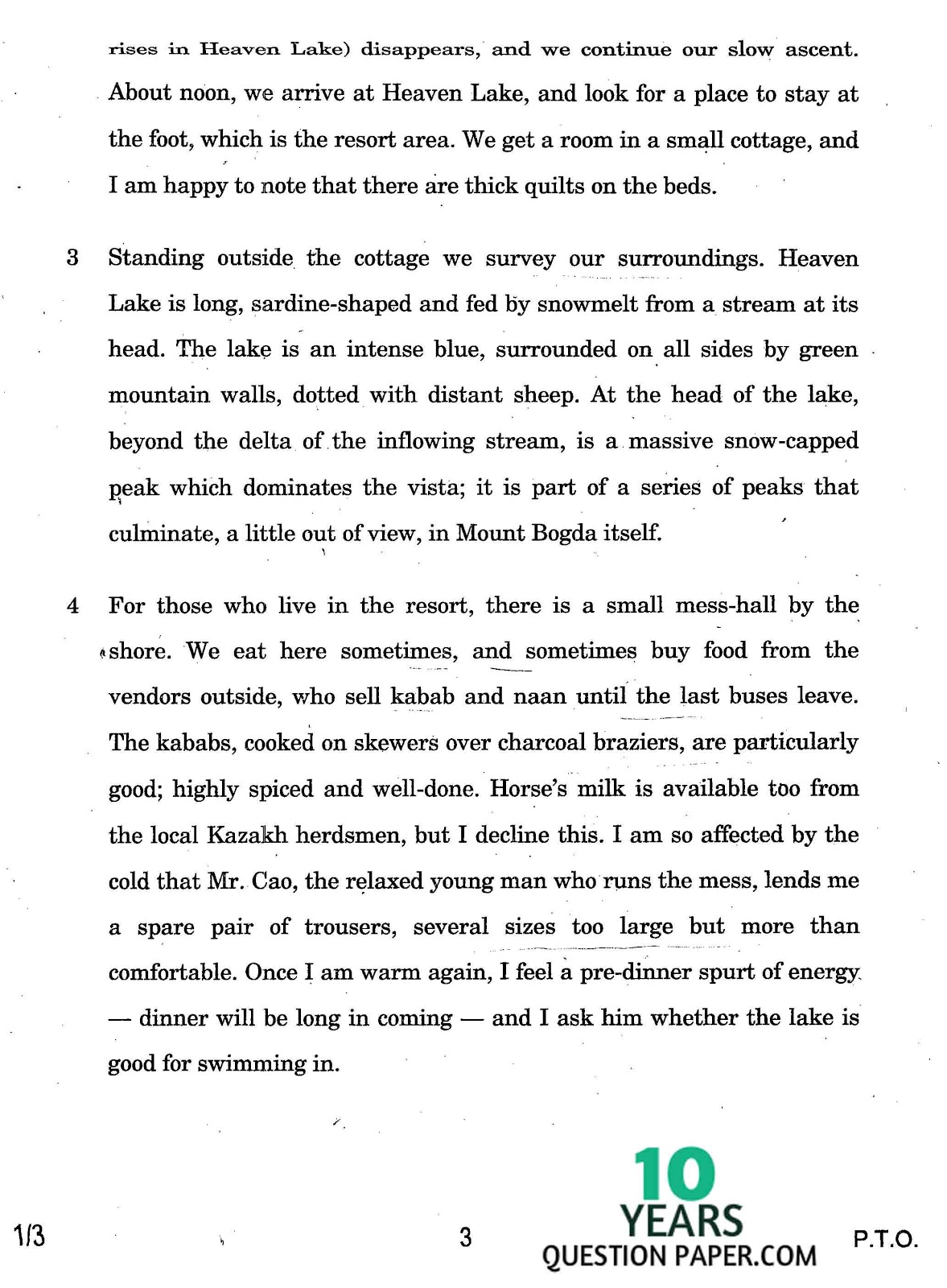 cbse class 12th 2017 board English question paper set-3 cbse class 12th 2017 English question paper