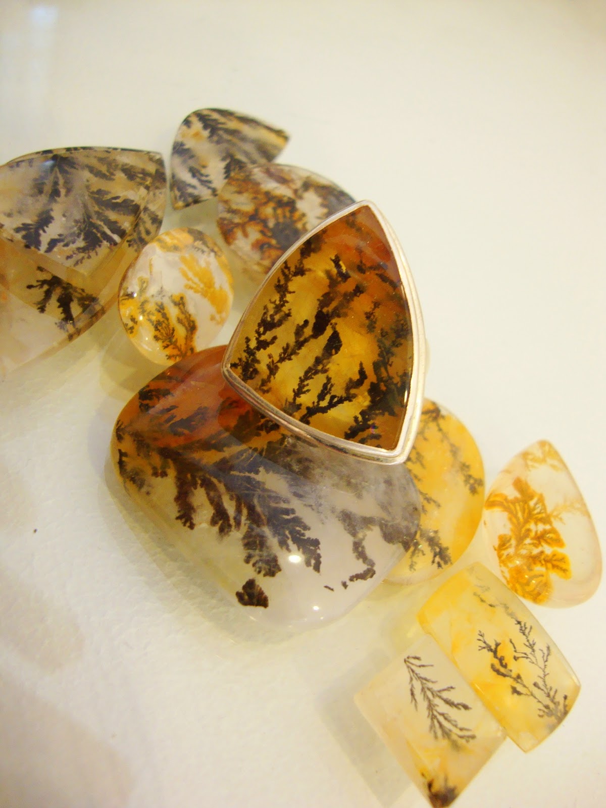 EK Art Jewelry Tamarindo Costa Rica Dendritic Quartz ring