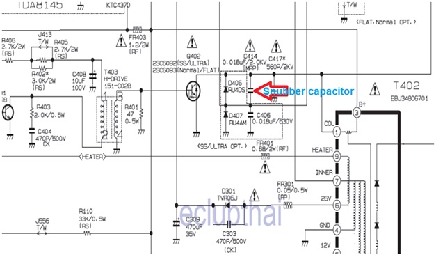 electronics repair made easy: 21 inch LG CRT television model 21FS6RG